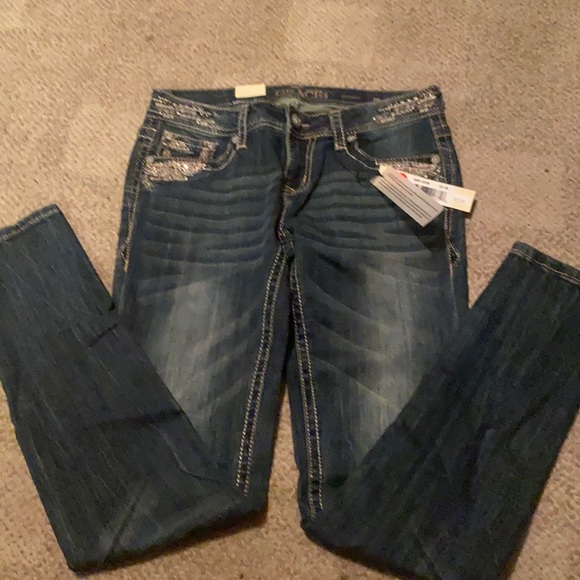 Brand New Grace In La Jeans Skinny Nwt 